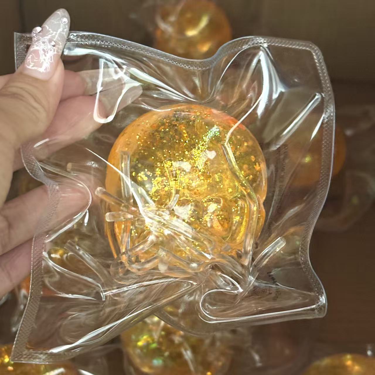 Jellyfish Squeeze Toy, Stress Relief Malt Ball